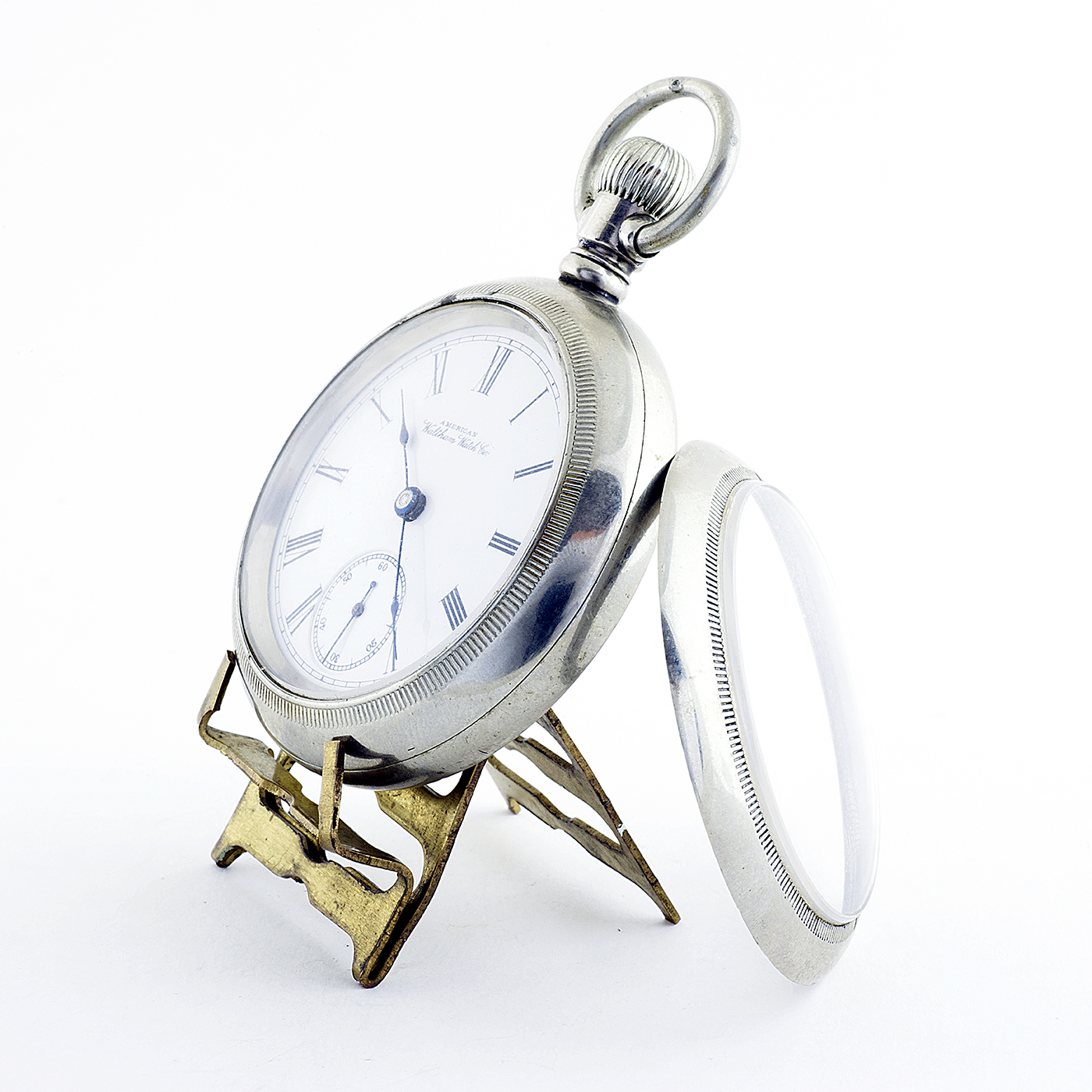 AMERICAN WALTHAM COMPANY (USA). Reloj de Bolsillo para caballero, Lepine y remontoir. Ca. 1900. AMERICAN WALTHAM COMPANY (USA). Reloj de Bolsillo para caballero, Lepine y remontoir. Ca. 1900.
