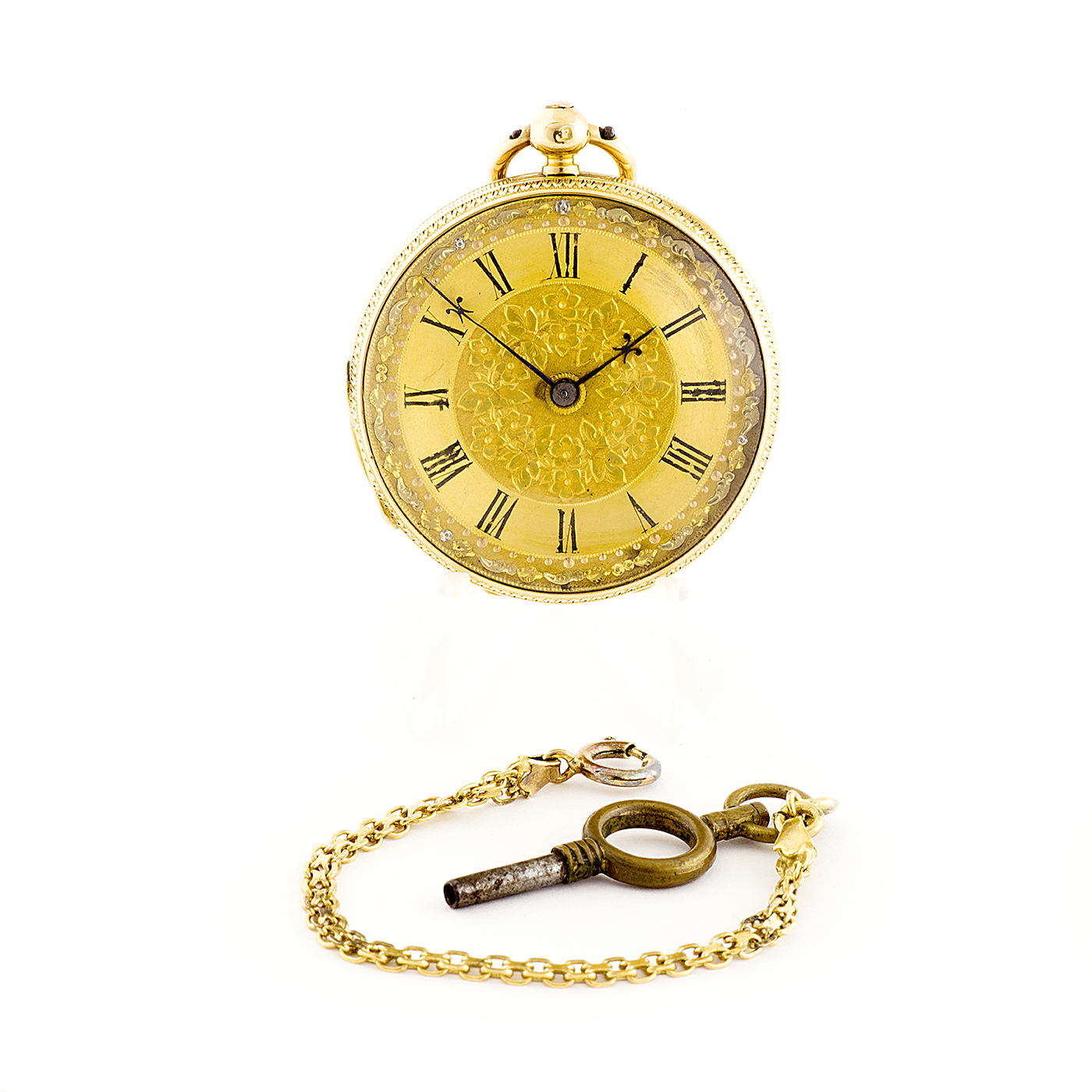 Andrew Aitken Greenoch. Reloj de Bolsillo-Colgar para señora, lepine. Londres, 1876. Oro 18k. Andrew Aitken Greenoch. Reloj de Bolsillo-Colgar para señora, lepine. Londres, 1876. Oro 18k.