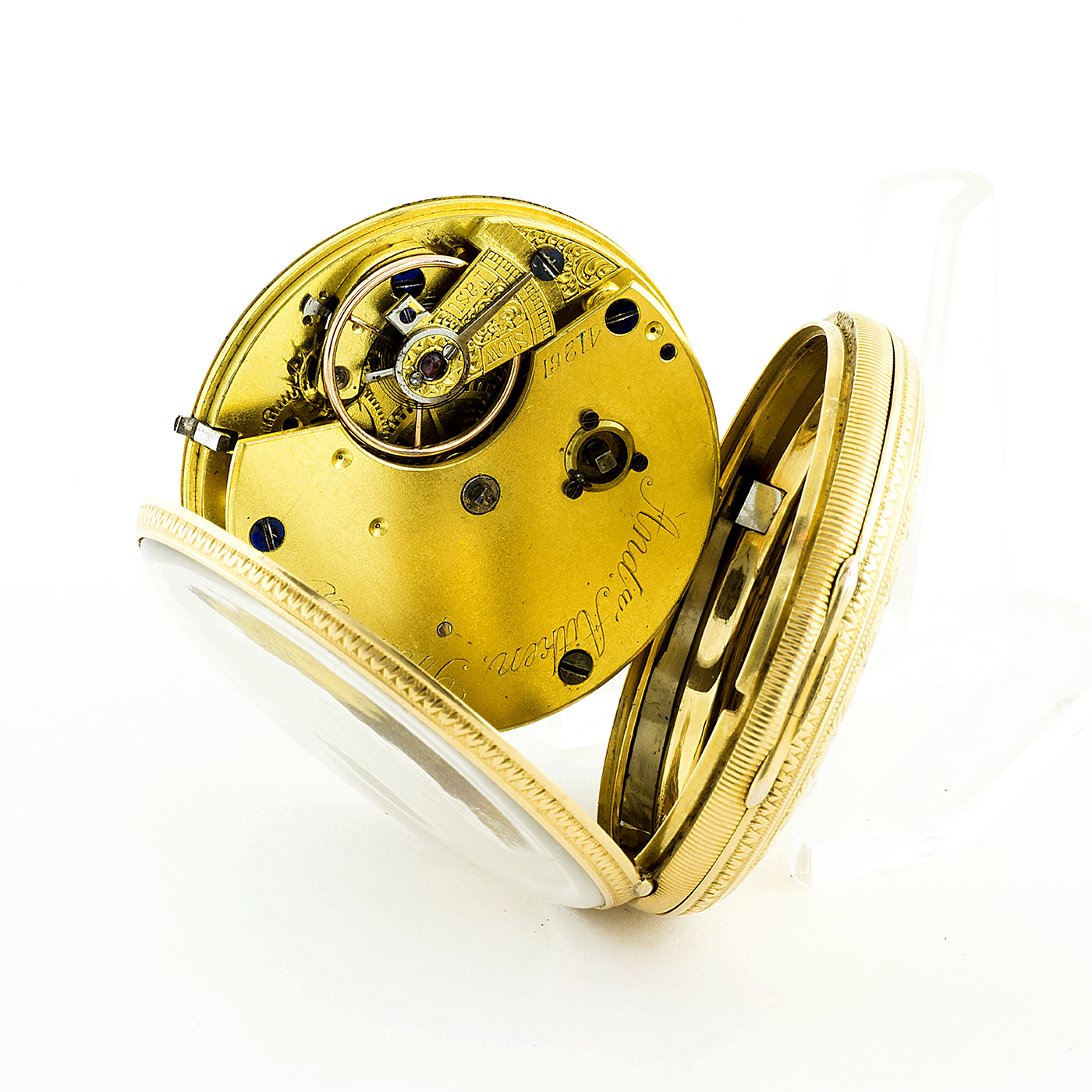 Andrew Aitken Greenoch. Reloj de Bolsillo-Colgar para señora, lepine. Londres, 1876. Oro 18k. Andrew Aitken Greenoch. Reloj de Bolsillo-Colgar para señora, lepine. Londres, 1876. Oro 18k.
