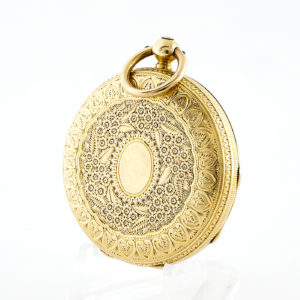 Andrew Aitken Greenoch. Reloj de Bolsillo-Colgar para señora, lepine. Londres, 1876. Oro 18k.