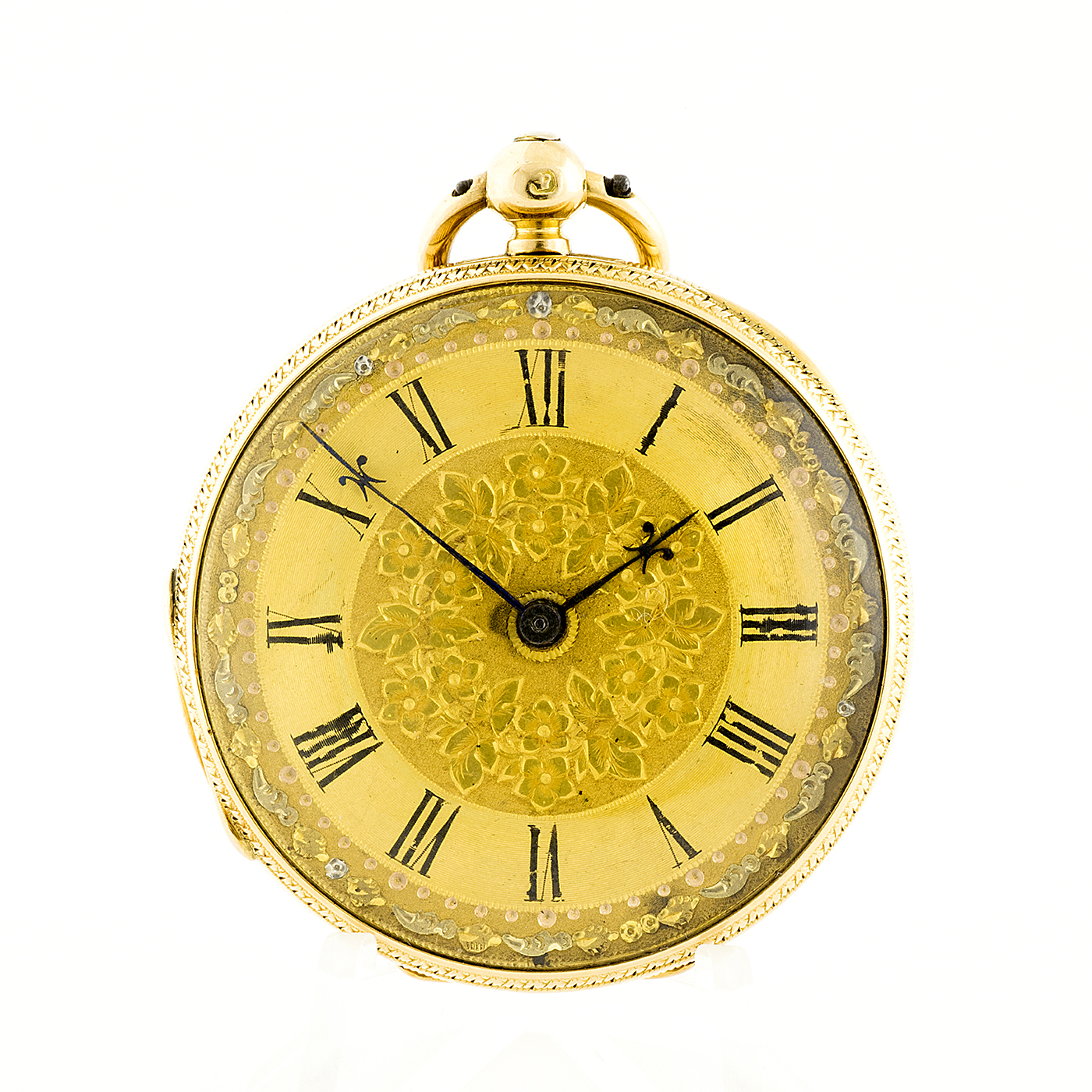Andrew Aitken Greenoch. Reloj de Bolsillo-Colgar para señora, lepine. Londres, 1876. Oro 18k.