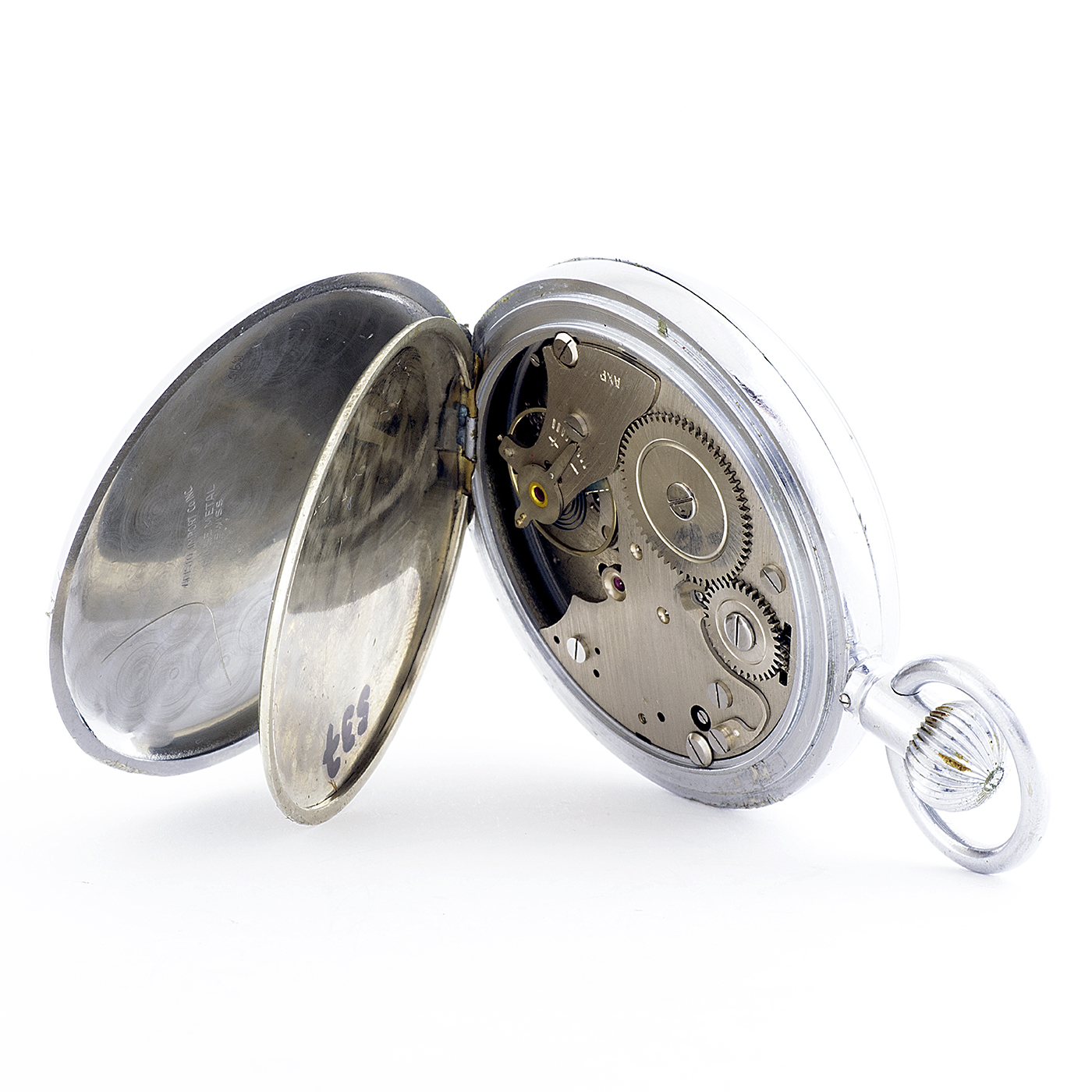 ARISTO. Modelo A8. Cronómetro de Bolsillo para caballero, Lepine y remontoir. Suiza, Ca. 1940. ARISTO. Modelo A8. Cronómetro de Bolsillo para caballero, Lepine y remontoir. Suiza, Ca. 1940.