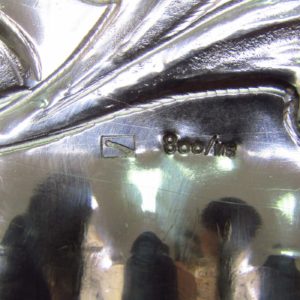 Bandeja Decorativa de Gran Tamaño, en Plata. España. Siglo XX