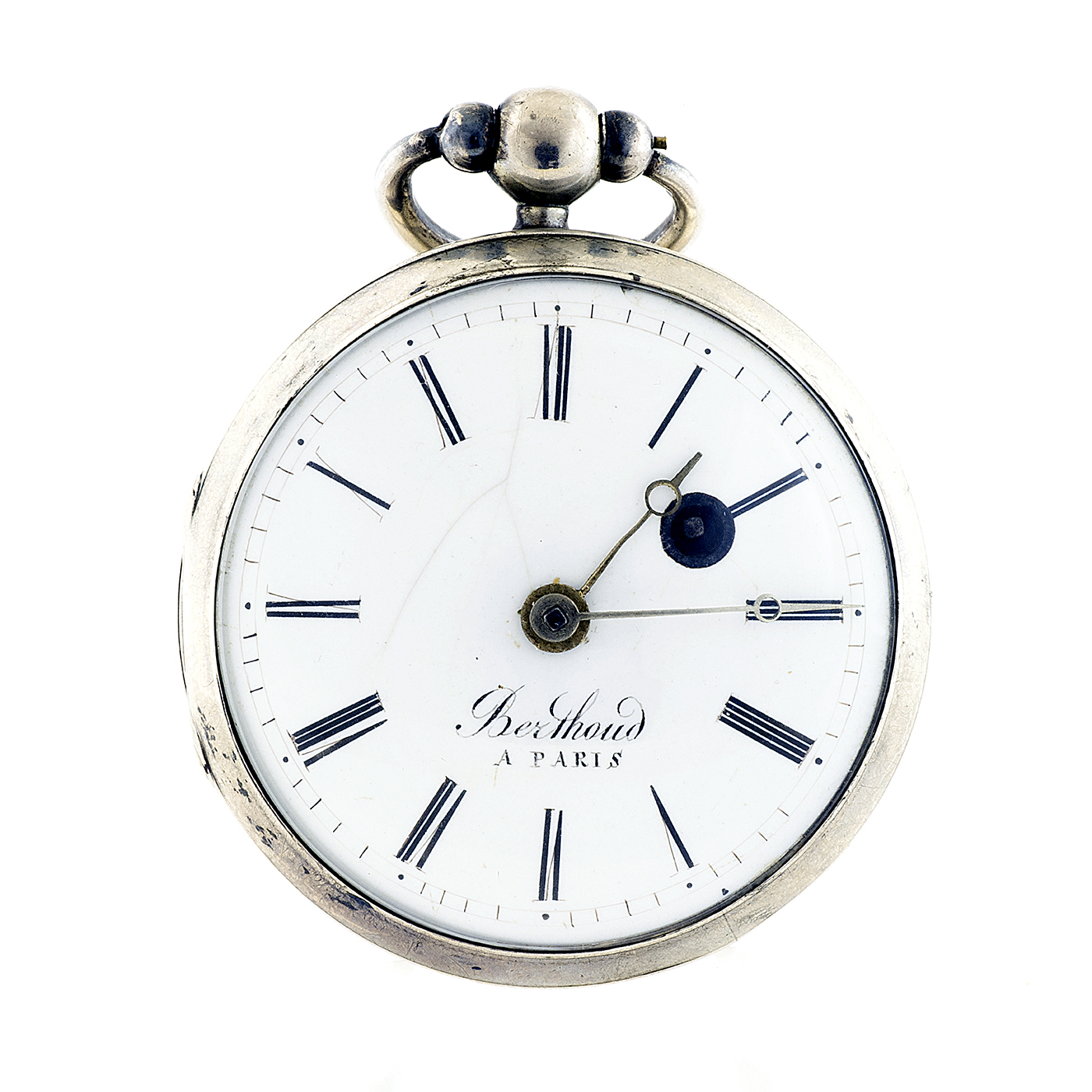 BERTHOUD (París). Reloj de bolsillo Verge Fusee. Siglo XVIII.
