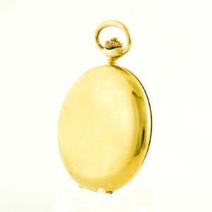 C.Coppel para MZA. Reloj de Bolsillo, saboneta y remontoir. Ca. 1890. Oro 18k.