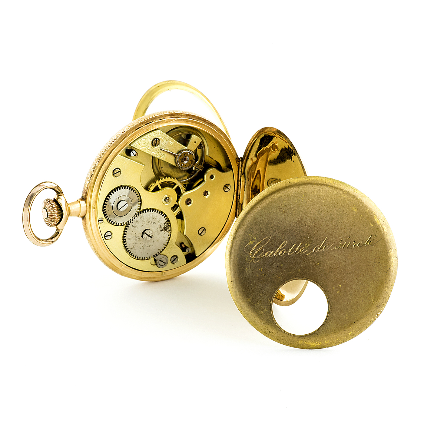 C. Coppél. Suiza. Reloj de bolsillo, lepine y remontoir. Pps. Siglo XX. Oro 18k. C. Coppél. Suiza. Reloj de bolsillo, lepine y remontoir. Pps. Siglo XX. Oro 18k.