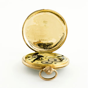 C. Coppél. Suiza. Reloj de bolsillo, lepine y remontoir. Pps. Siglo XX. Oro 18k.