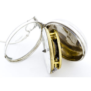 CHARLES WILLIAMS. Reloj de Bolsillo para caballero, Lepine, Verge Fusee (Catalino). Plata 925. Londres, 1828