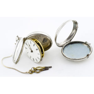 CHARLES WILLIAMS. Reloj de Bolsillo para caballero, Lepine, Verge Fusee (Catalino). Plata 925. Londres, 1828