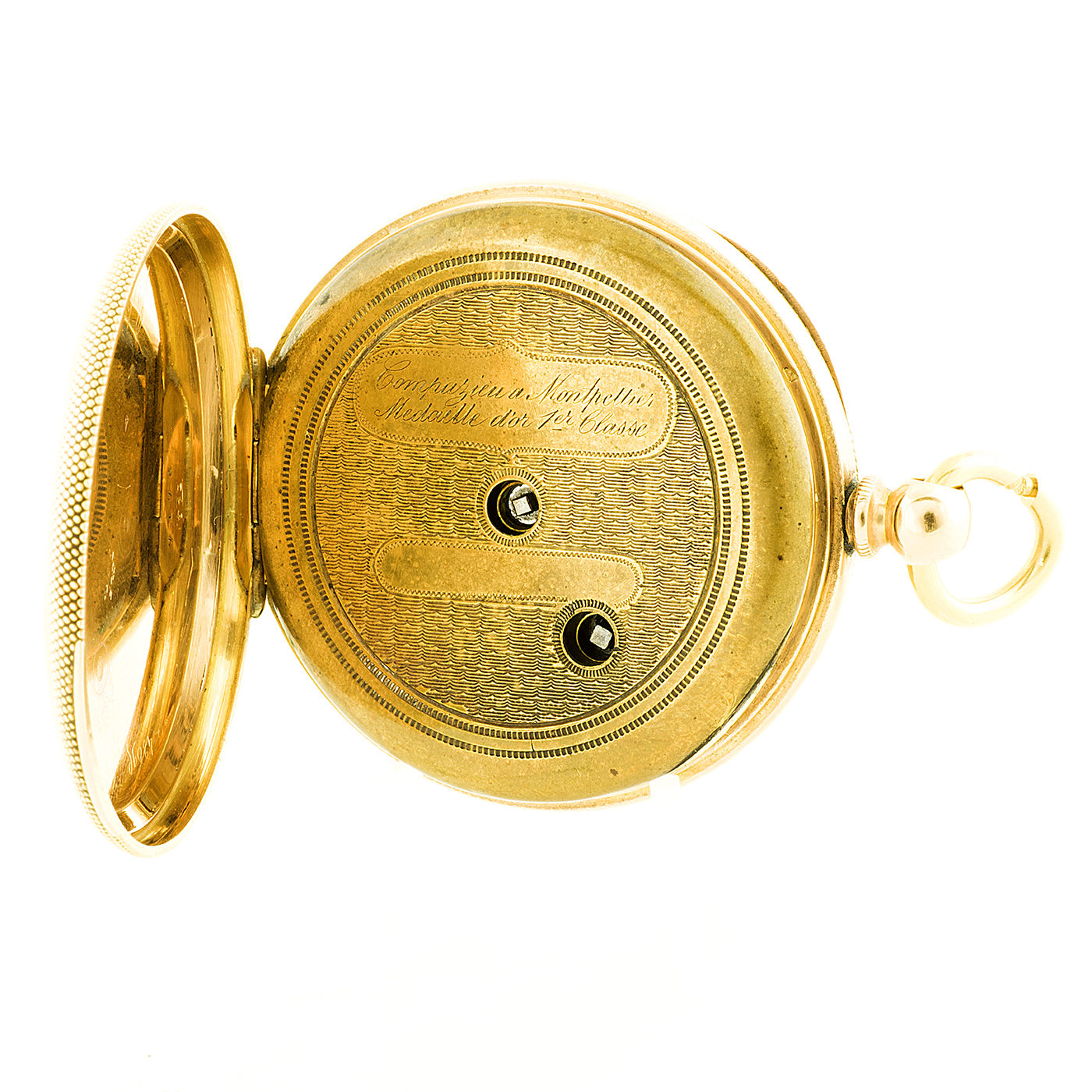 COMPAZIEU a Montpellier. F. JEUNET. Reloj de bolsillo, Lepine. Ca. 1890. Oro 18k. COMPAZIEU a Montpellier. F. JEUNET. Reloj de bolsillo, Lepine. Ca. 1890. Oro 18k.