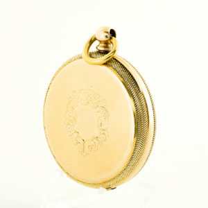 COMPAZIEU a Montpellier. F. JEUNET. Reloj de bolsillo, Lepine. Ca. 1890. Oro 18k.