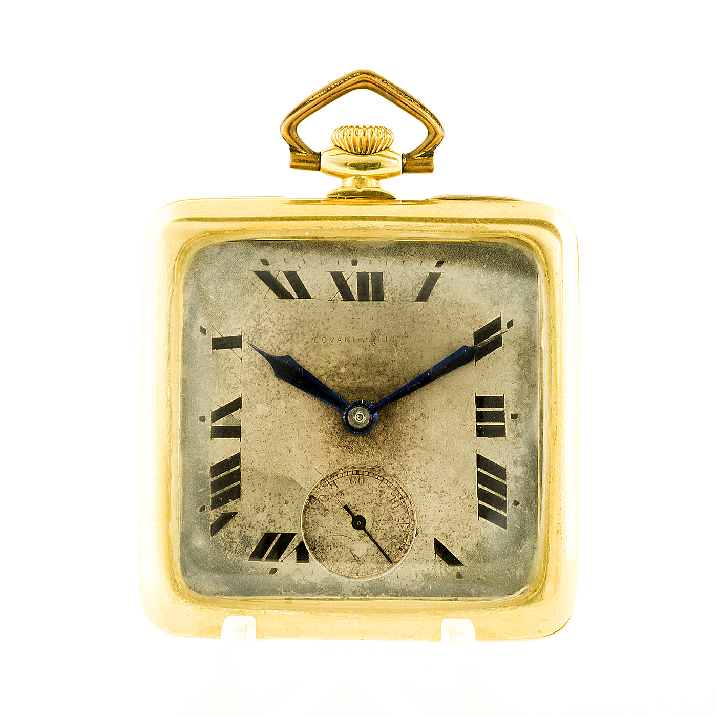 Covani e Hijo (Suiza). Reloj de Bolsillo-colgar, lepine y remontoir. Circa 1900. Oro 18k.