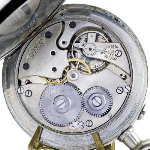 DOXA. Reloj erótico de bolsillo. AUTOMATÓN. Año Ca. 1906. Gran Tamaño.