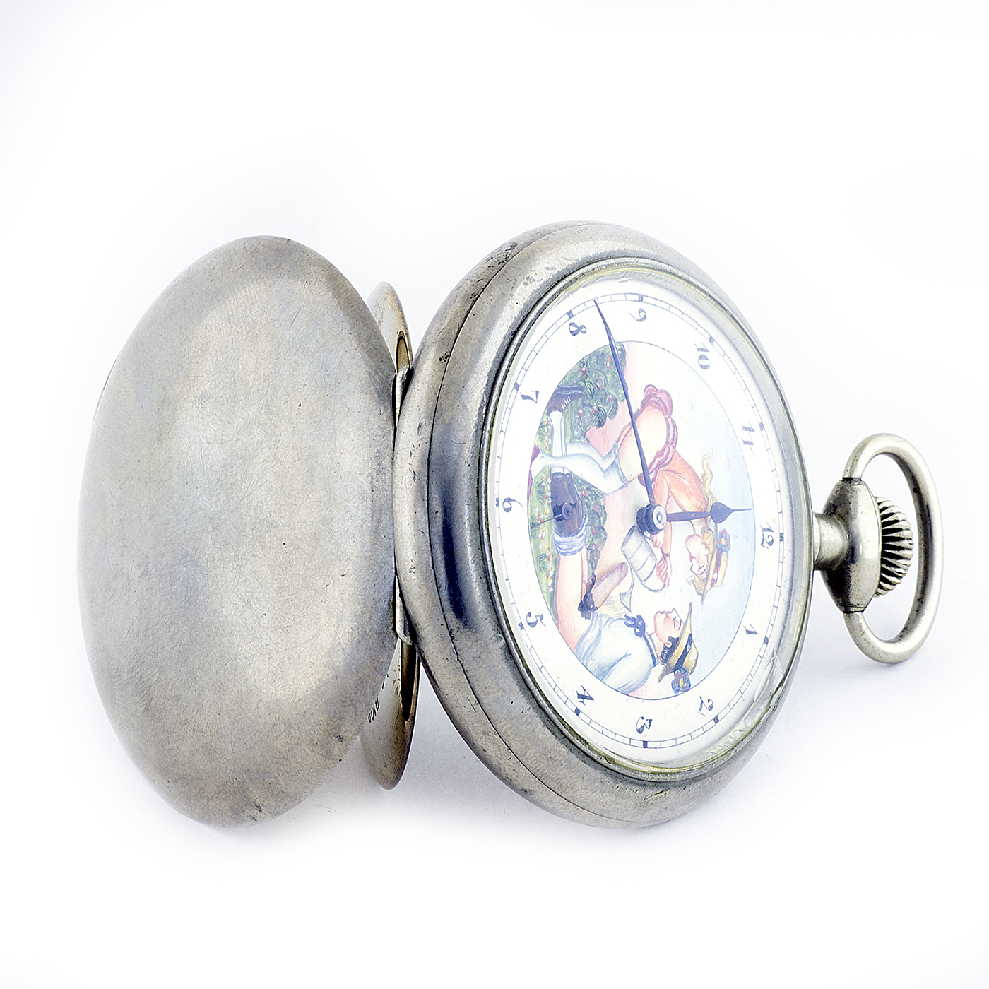 DOXA. Reloj erótico de bolsillo. AUTOMATÓN. Año Ca. 1906. Gran Tamaño. DOXA. Reloj erótico de bolsillo. AUTOMATÓN. Año Ca. 1906. Gran Tamaño.
