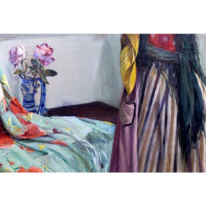 Eduardo Chicharro y Agüera. Óleo sobre Lienzo. "Frente al espejo".