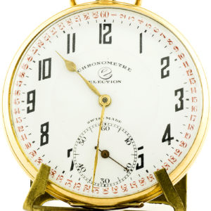 ELECTION. Reloj de bolsillo, lepine y remontoir. Suiza, ca. 1900. Oro 14k.