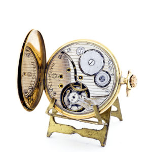 ELECTION. Reloj de bolsillo, lepine y remontoir. Suiza, ca. 1900. Oro 14k.