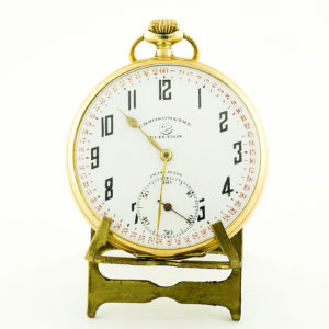 ELECTION. Reloj de bolsillo, lepine y remontoir. Suiza, ca. 1900. Oro 14k.