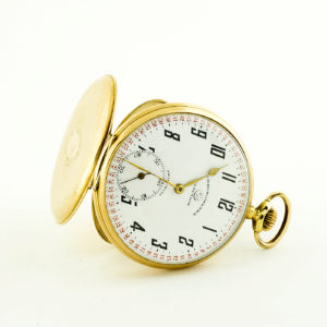 ELECTION. Reloj de bolsillo, lepine y remontoir. Suiza, ca. 1900. Oro 14k.