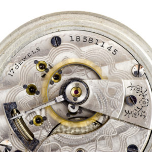 Elgin National Watch Company. Reloj de bolsillo, lepine y remontoir. Ca. 1912