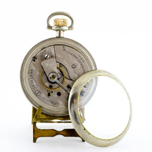 Elgin National Watch Company. Reloj de bolsillo, lepine y remontoir. Ca. 1912
