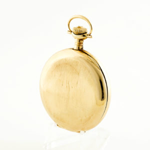 Elgin National Watch Company. Reloj de bolsillo, lepine y remontoir. Ca. 1912. Oro 14k.
