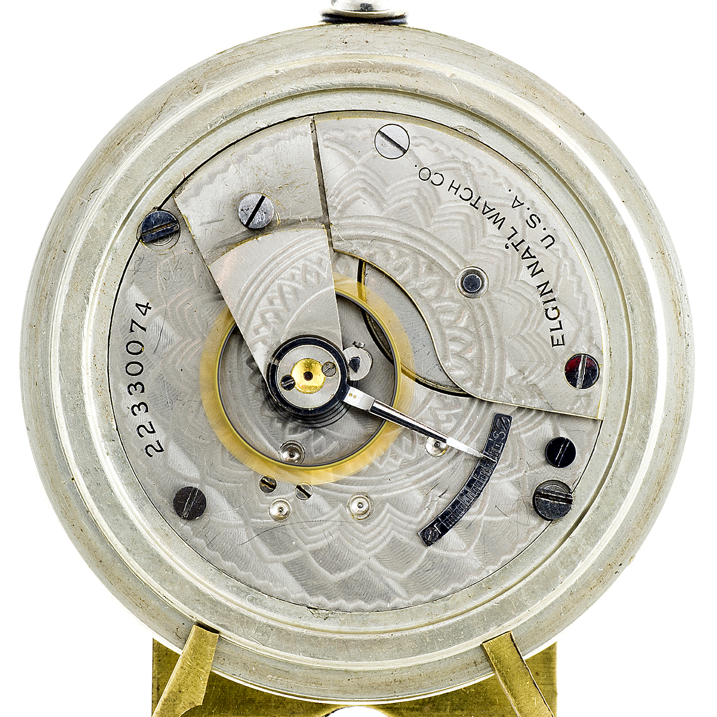 ELGIN NATL WATCH COMPANY (USA). Reloj de Bolsillo para caballero, Lepine y remontoir. Ca. 1921. ELGIN NATL WATCH COMPANY (USA). Reloj de Bolsillo para caballero, Lepine y remontoir. Ca. 1921.