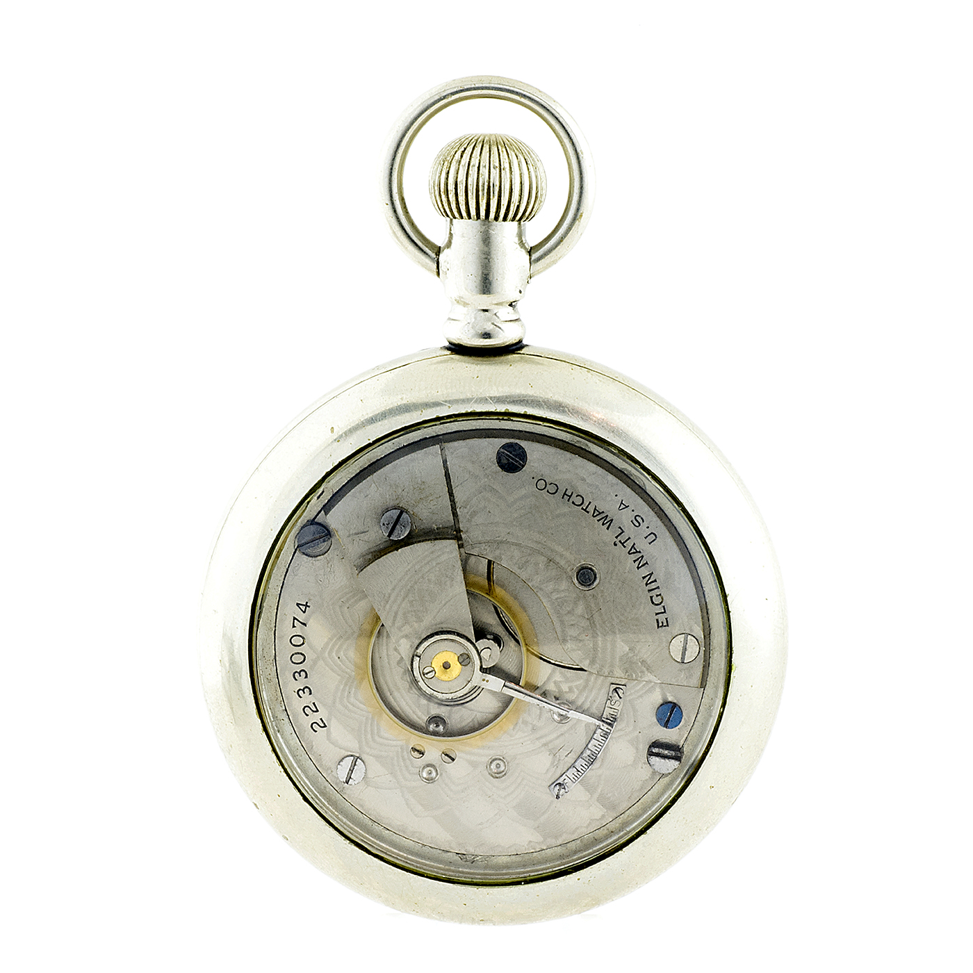 ELGIN NATL WATCH COMPANY (USA). Reloj de Bolsillo para caballero, Lepine y remontoir. Ca. 1921. ELGIN NATL WATCH COMPANY (USA). Reloj de Bolsillo para caballero, Lepine y remontoir. Ca. 1921.