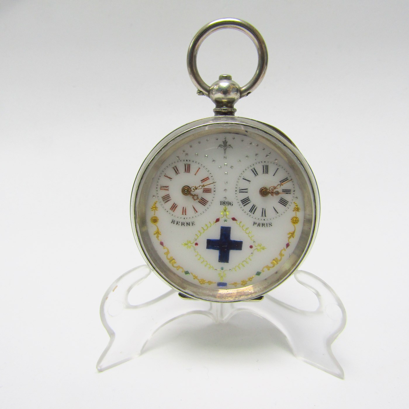 ETIENNE VARIN. Reloj de Bolsillo para caballero, lepine. Fontenais, Suiza, Ca. 1.896