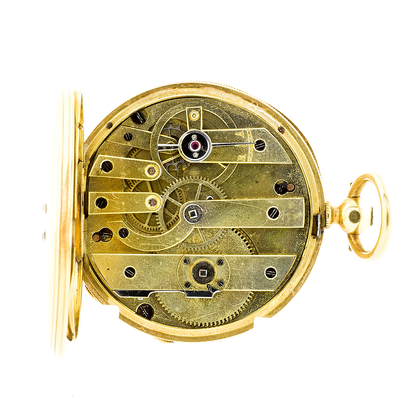 Eugene Bornand. Reloj de bolsillo - colgar, lepine. Siglo XIX. Oro 18k. Eugene Bornand. Reloj de bolsillo - colgar, lepine. Siglo XIX. Oro 18k.