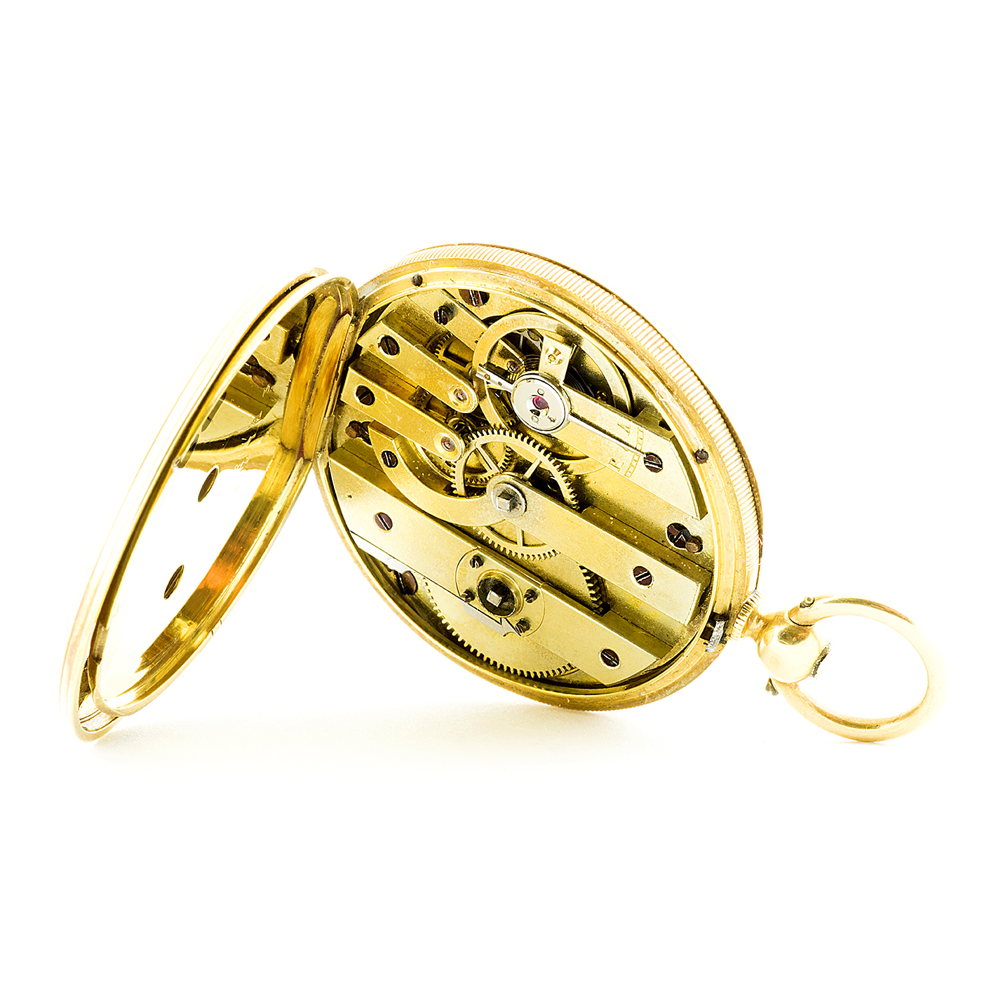 Eugene Bornand. Reloj de bolsillo - colgar, lepine. Siglo XIX. Oro 18k. Eugene Bornand. Reloj de bolsillo - colgar, lepine. Siglo XIX. Oro 18k.