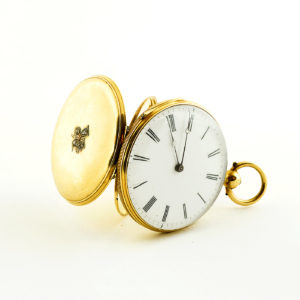 Eugene Bornand. Reloj de bolsillo - colgar, lepine. Siglo XIX. Oro 18k.