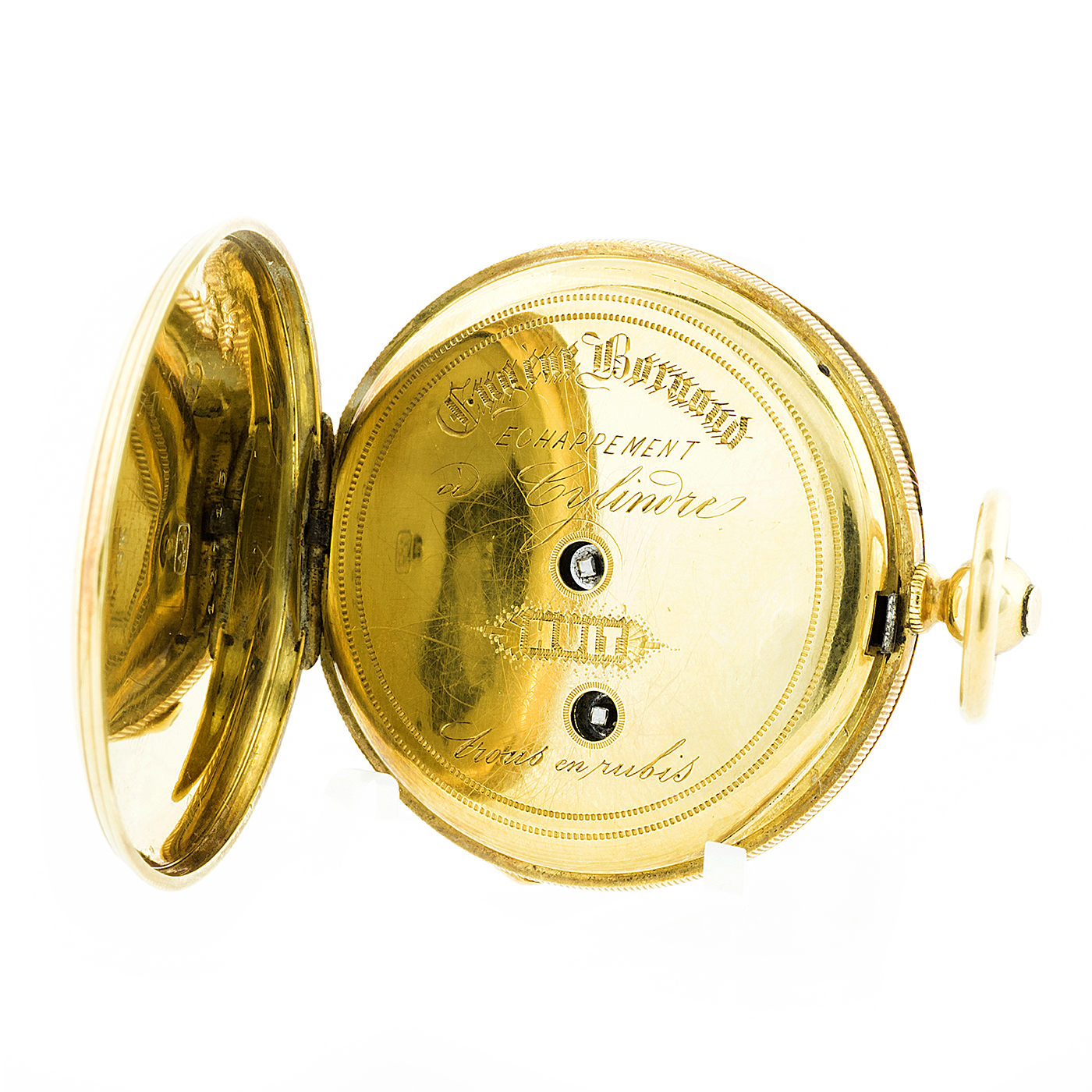Eugene Bornand. Reloj de bolsillo - colgar, lepine. Siglo XIX. Oro 18k. Eugene Bornand. Reloj de bolsillo - colgar, lepine. Siglo XIX. Oro 18k.