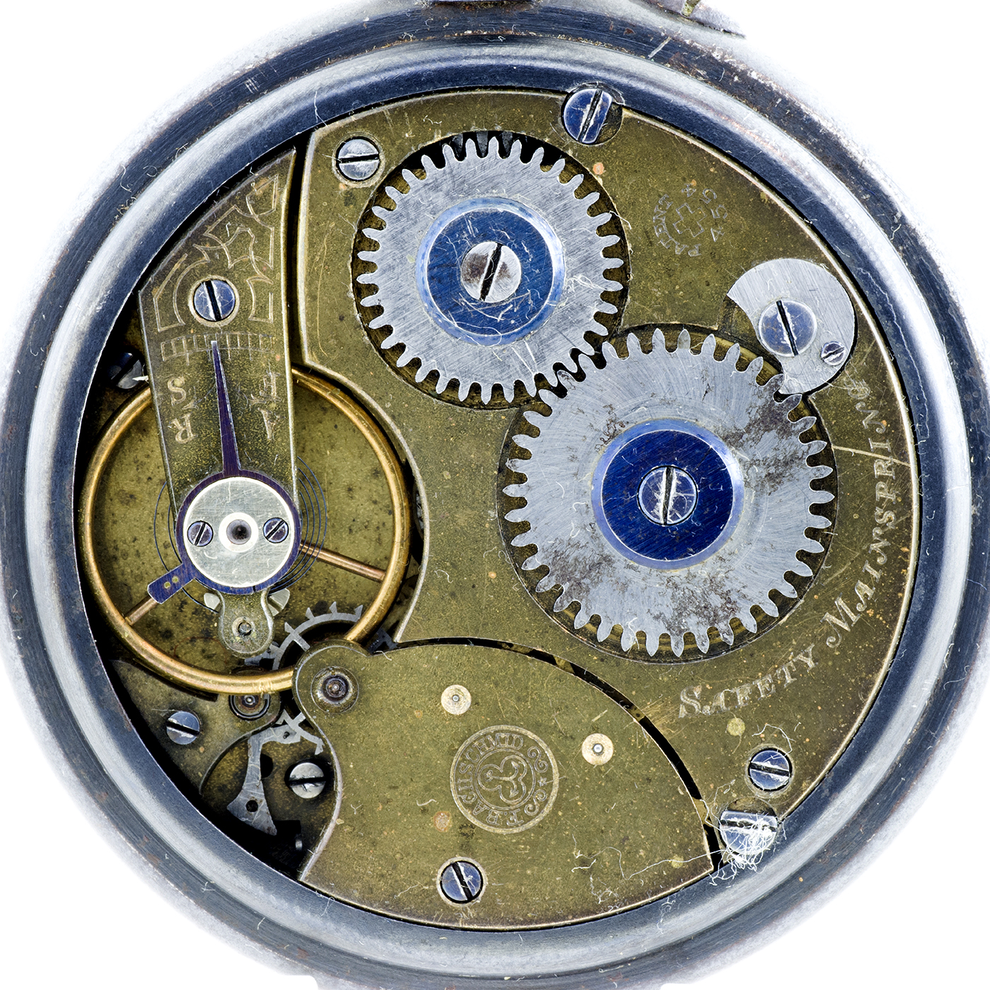 F. Bachschmid. Reloj de Bolsillo para caballero, lepine y remontoir. CA. 1900-1910