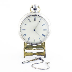 F. HILLYANL (London). Reloj de Bolsillo en PLata de Ley, para Caballero, Lepine, Verge Fuseé (catalino). Londres