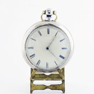 F. HILLYANL (London). Reloj de Bolsillo en PLata de Ley, para Caballero, Lepine, Verge Fuseé (catalino). Londres
