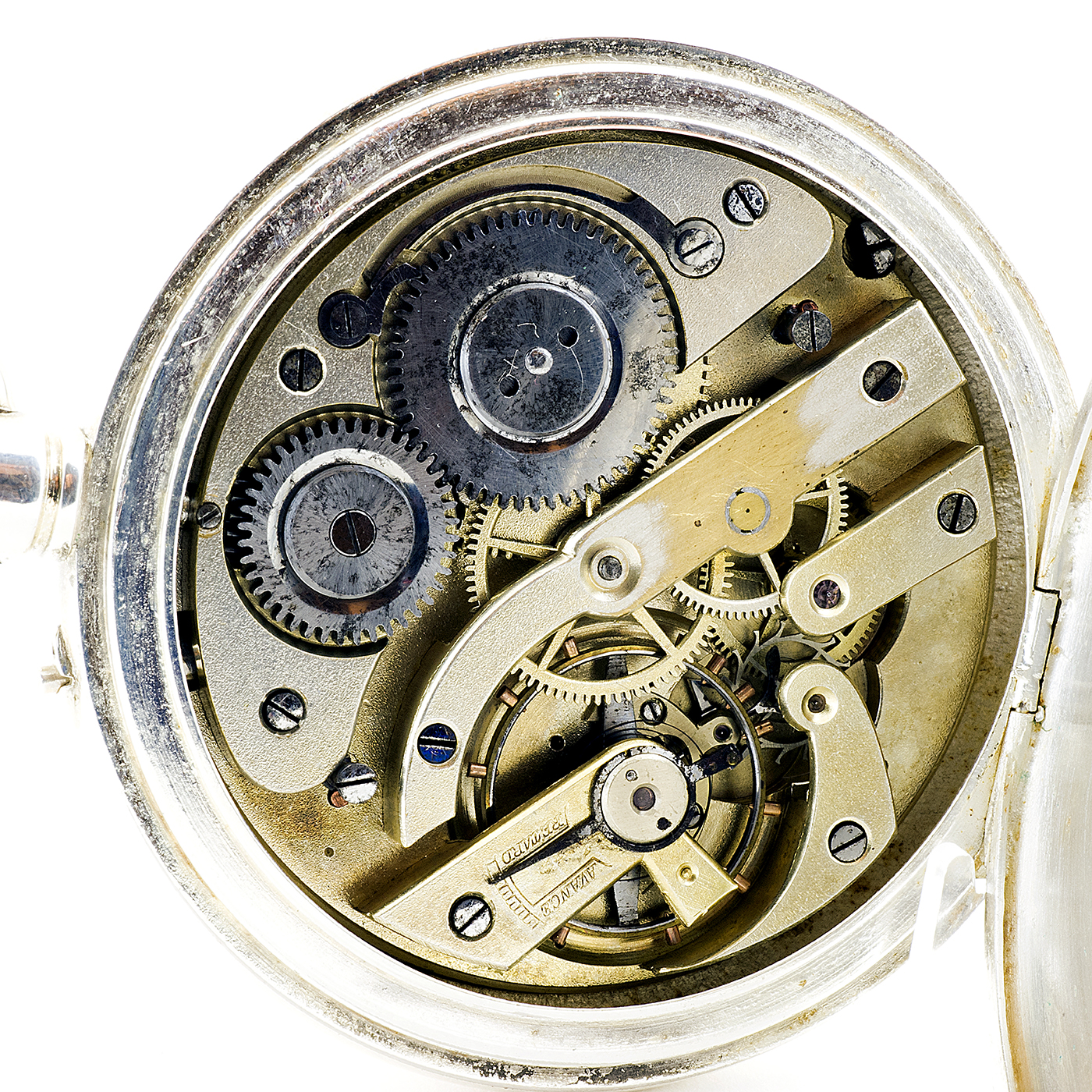 Fabricación suiza. Reloj de Bolsillo-Sobremesa Múltiple, lepine y remontoir. Circa 1890. Fabricación suiza. Reloj de Bolsillo-Sobremesa Múltiple, lepine y remontoir. Circa 1890.