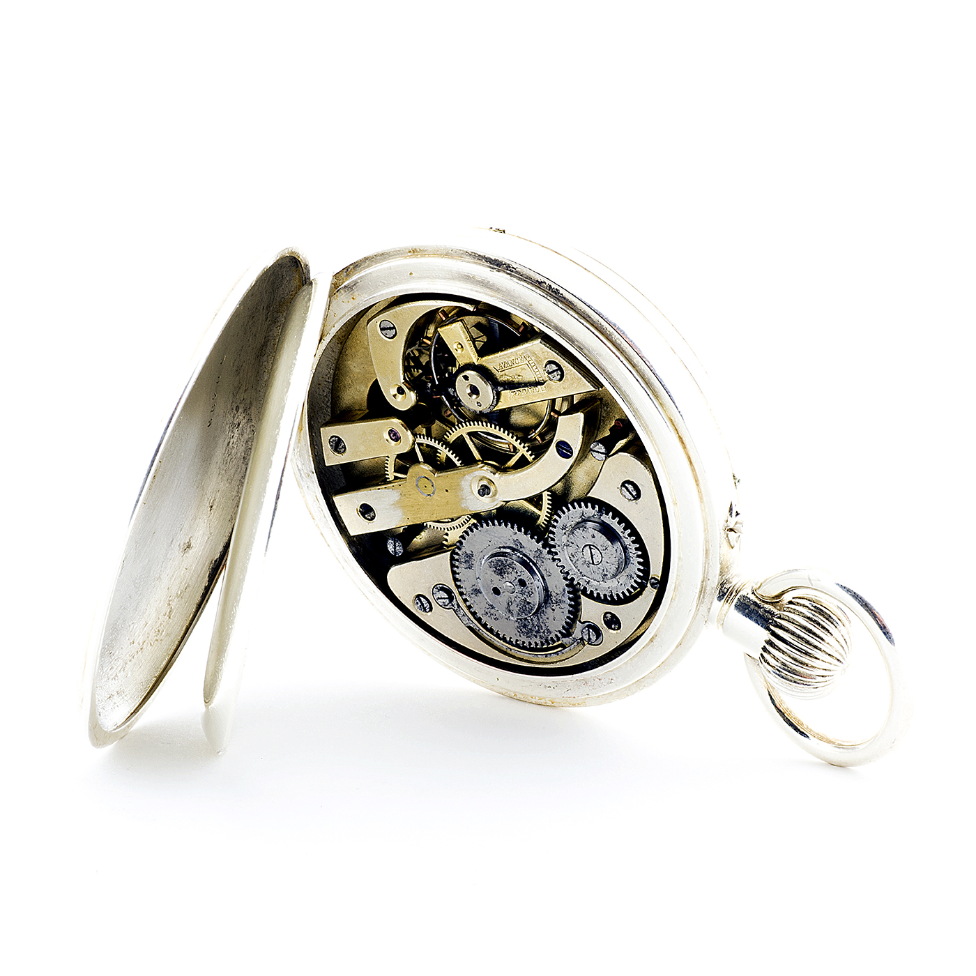 Fabricación suiza. Reloj de Bolsillo-Sobremesa Múltiple, lepine y remontoir. Circa 1890. Fabricación suiza. Reloj de Bolsillo-Sobremesa Múltiple, lepine y remontoir. Circa 1890.
