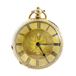 Fabricante Suizo. Reloj de Bolsillo, lepine. Ca. 1890. Oro 18k.