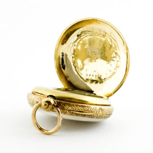Fabricante Suizo. Reloj de Bolsillo, lepine. Ca. 1890. Oro 18k.