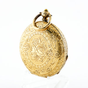 Fabricante Suizo. Reloj de Bolsillo, lepine. Ca. 1890. Oro 18k.