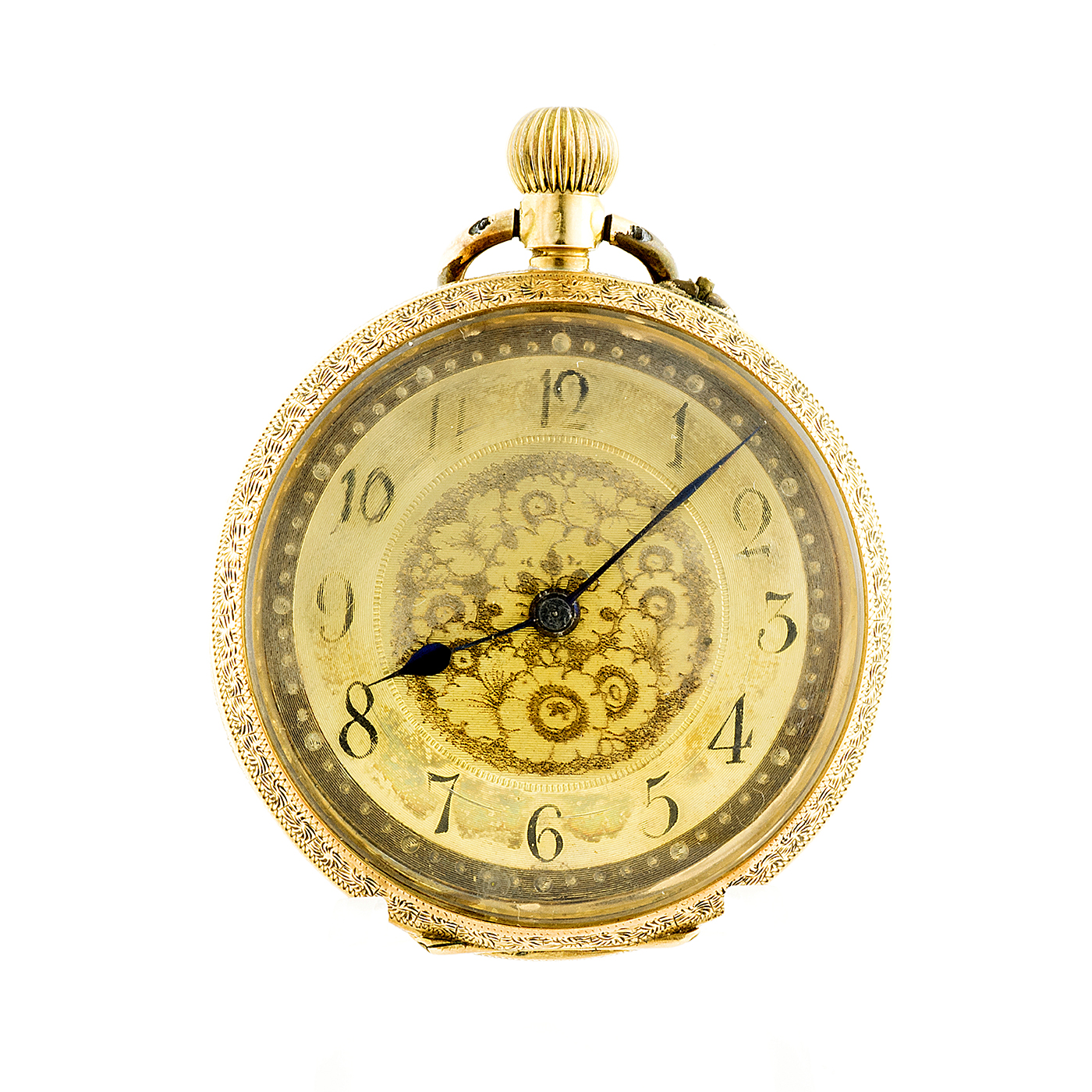 Fabricante Suizo. Reloj de colgar, Lepine y Remontoir. Oro 18k. Ca. 1880 Fabricante Suizo. Reloj de colgar, Lepine y Remontoir. Oro 18k. Ca. 1880