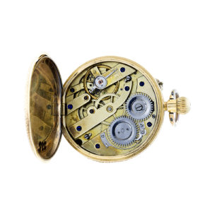 Fabricante Suizo. Reloj de colgar, Lepine y Remontoir. Oro 18k. Ca. 1880