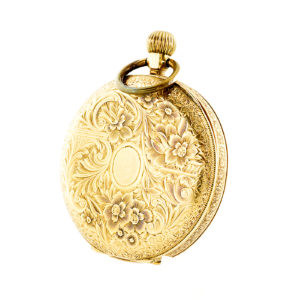 Fabricante Suizo. Reloj de colgar, Lepine y Remontoir. Oro 18k. Ca. 1880