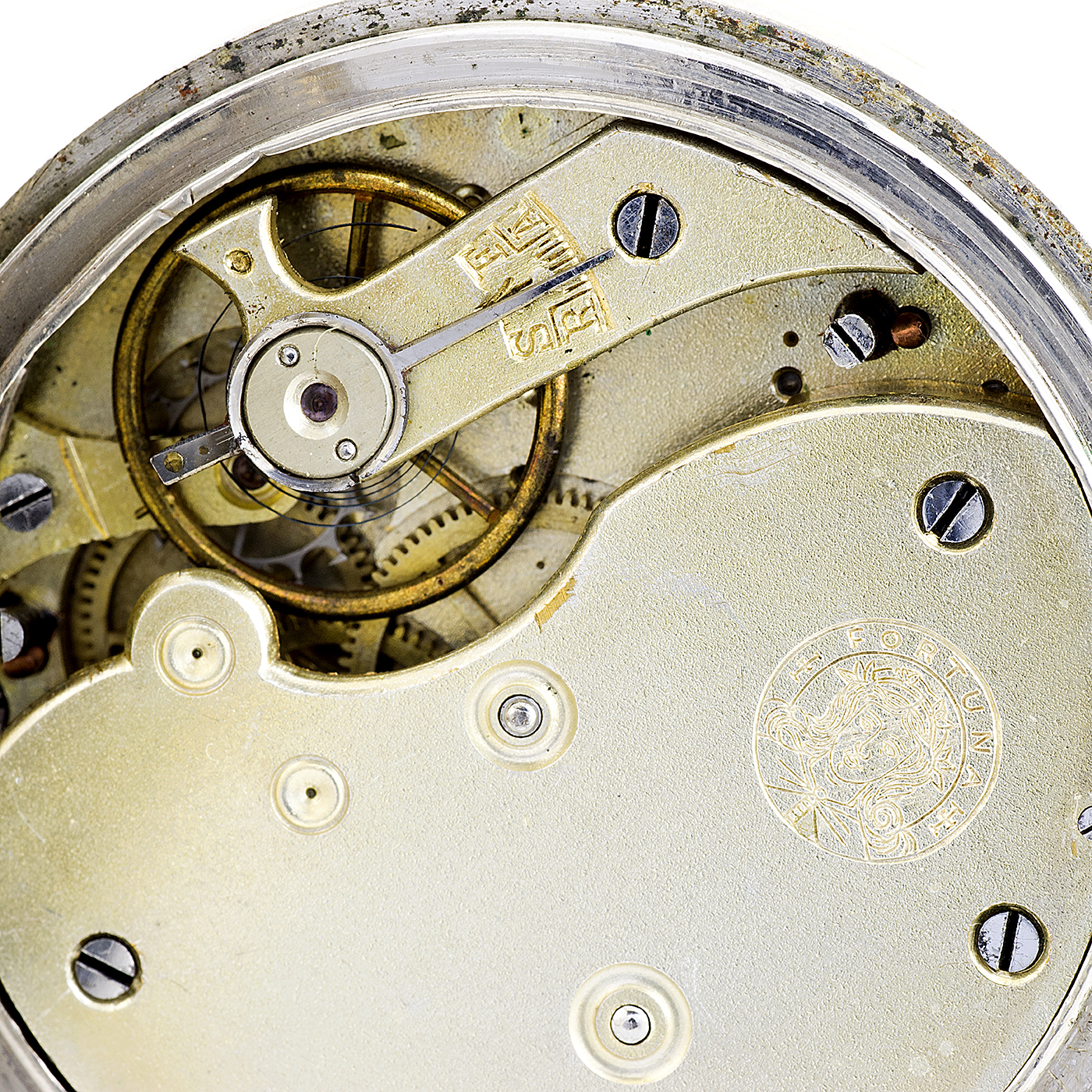 Fortuna. Reloj Calendario de Bolsillo para hombre, Lepine y Remontoir. Ca. 1900-1905 Fortuna. Reloj Calendario de Bolsillo para hombre, Lepine y Remontoir. Ca. 1900-1905