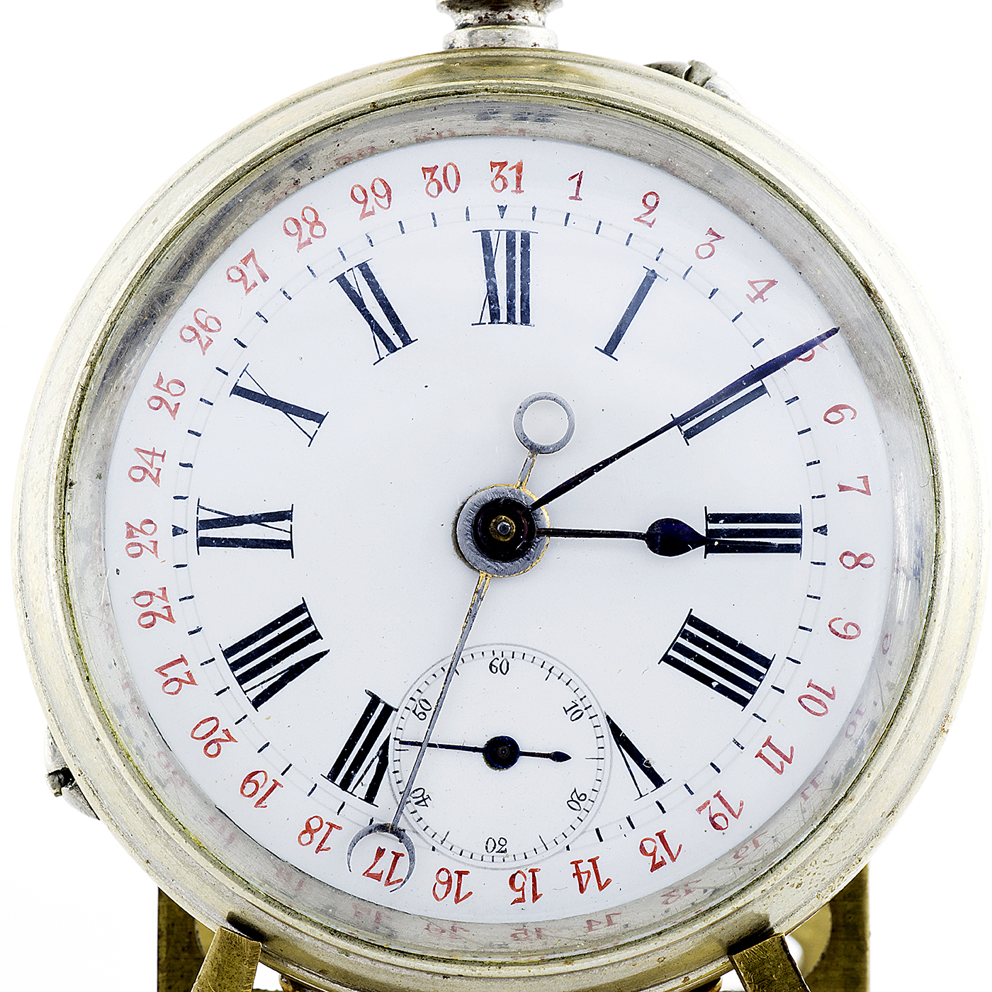 Fortuna. Reloj Calendario de Bolsillo para hombre, Lepine y Remontoir. Ca. 1900-1905 Fortuna. Reloj Calendario de Bolsillo para hombre, Lepine y Remontoir. Ca. 1900-1905