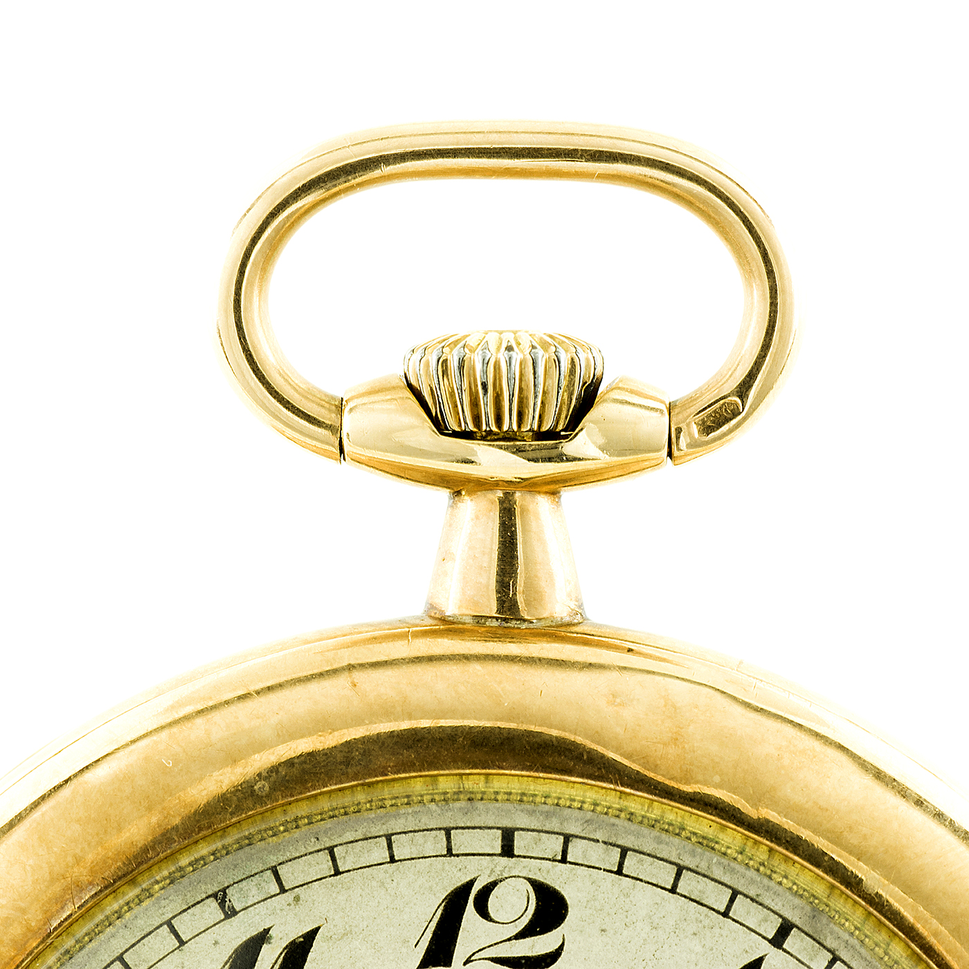 GRAZIOSA. Reloj de bolsillo para caballero, Lepine y remontoir. Pps. siglo xx. Oro 14k. GRAZIOSA. Reloj de bolsillo para caballero, Lepine y remontoir. Pps. siglo xx. Oro 14k.