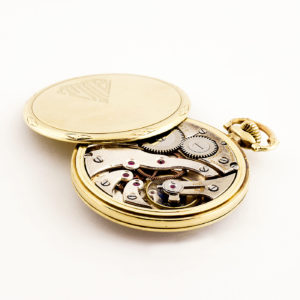 Gruen. Reloj de bolsillo de caballero, Lepine y Remontoir. Circa, 1900-10. Oro 14k.