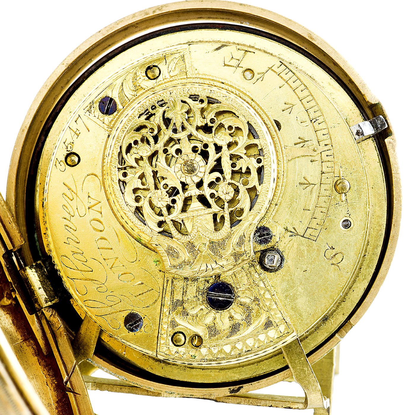 H. HARVEY (Londres). (B.Loomes, pág. 104). Reloj de Bolsillo para caballero, Lepine, Verge Fuseé (catalino). Ca. 1835. H. HARVEY (Londres). (B.Loomes, pág. 104). Reloj de Bolsillo para caballero, Lepine, Verge Fuseé (catalino). Ca. 1835.