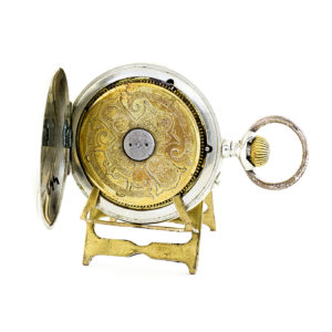 Hebdomas (Suiza). reloj de bolsillo "ocho días cuerda". Ca. 1920